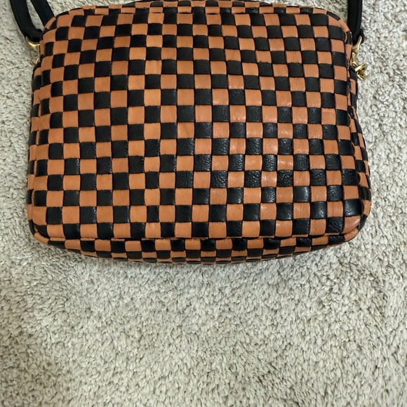 Clare V. Checkered Midi Sac Crossbody Bag - Picture 3 of 6